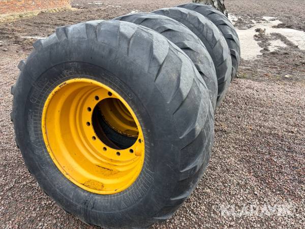 Entreprenaddäck 4 st Trelleborg Twin 600/55-26.5