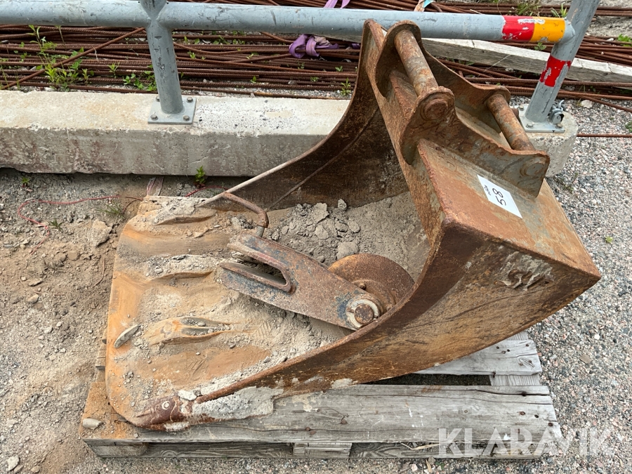 Skopa med asfaltstrissa SMP S40