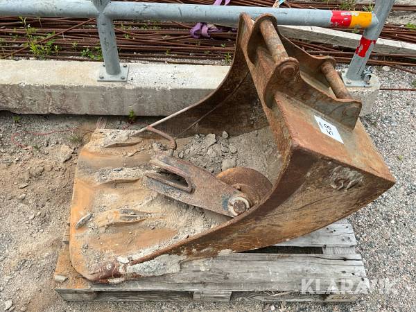 Skopa med asfaltstrissa SMP S40