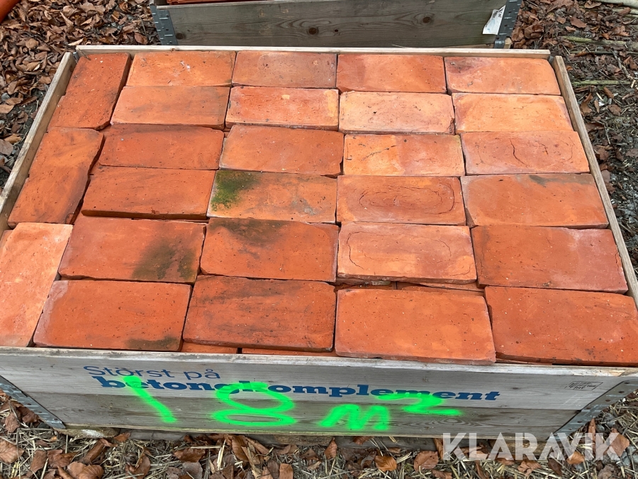 Golvtegel 120x250x20 34 kvadratmeter