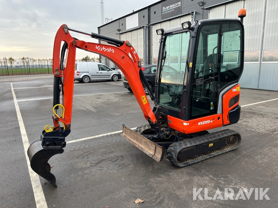 Minigrävare Kubota KX019-4