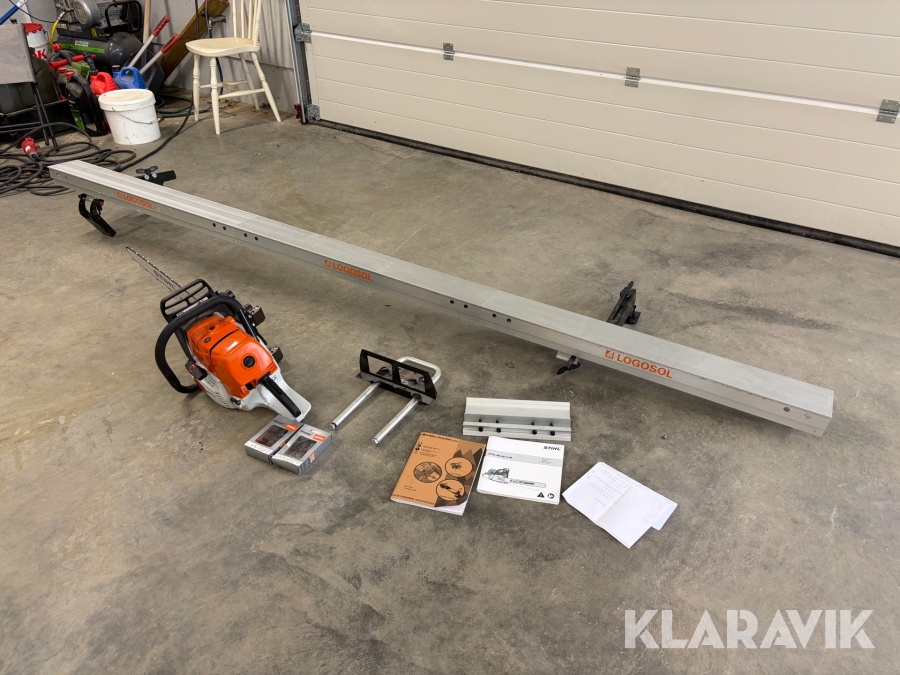 Timmerjigg Logosol Big mill basic med Stihl MS 661 C