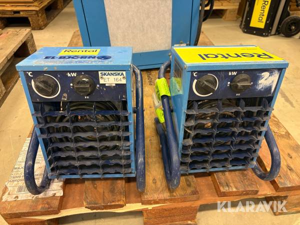 Värmefläktar 2 st El-Björn VF 21 A