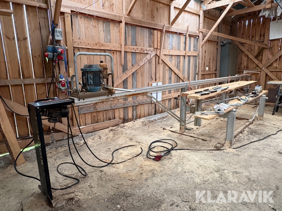 Sågverk Logosol E5000 med E37 Friction Feeder