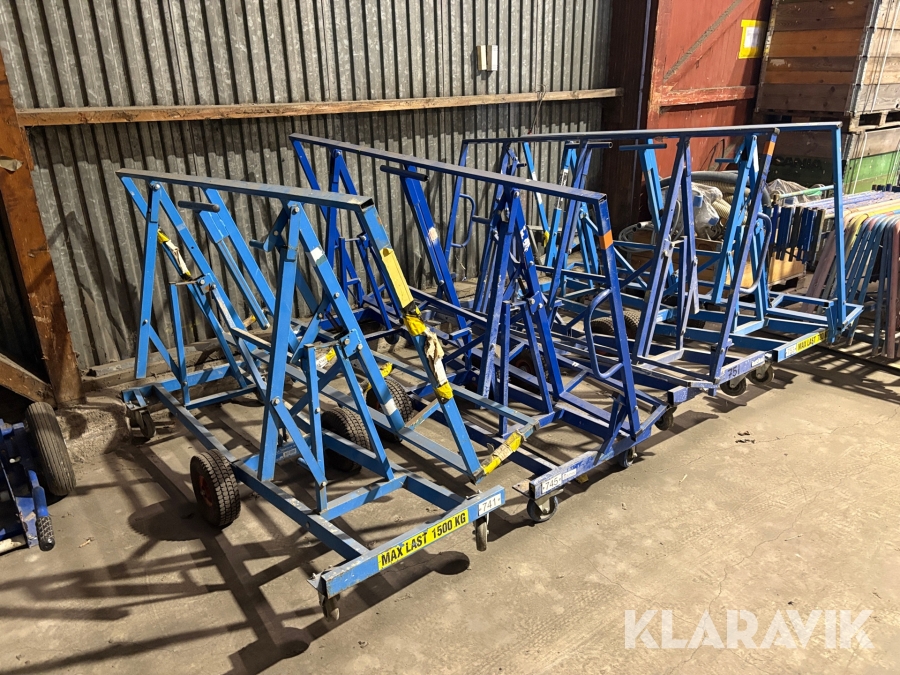 Skivtransportvagn 4st