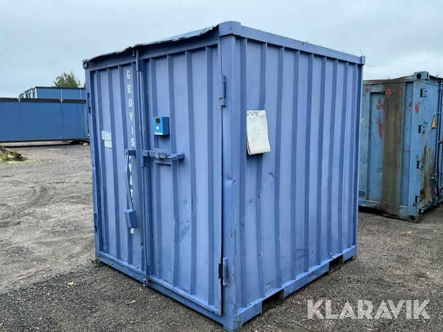 Container med tvättutrustning 8 fot