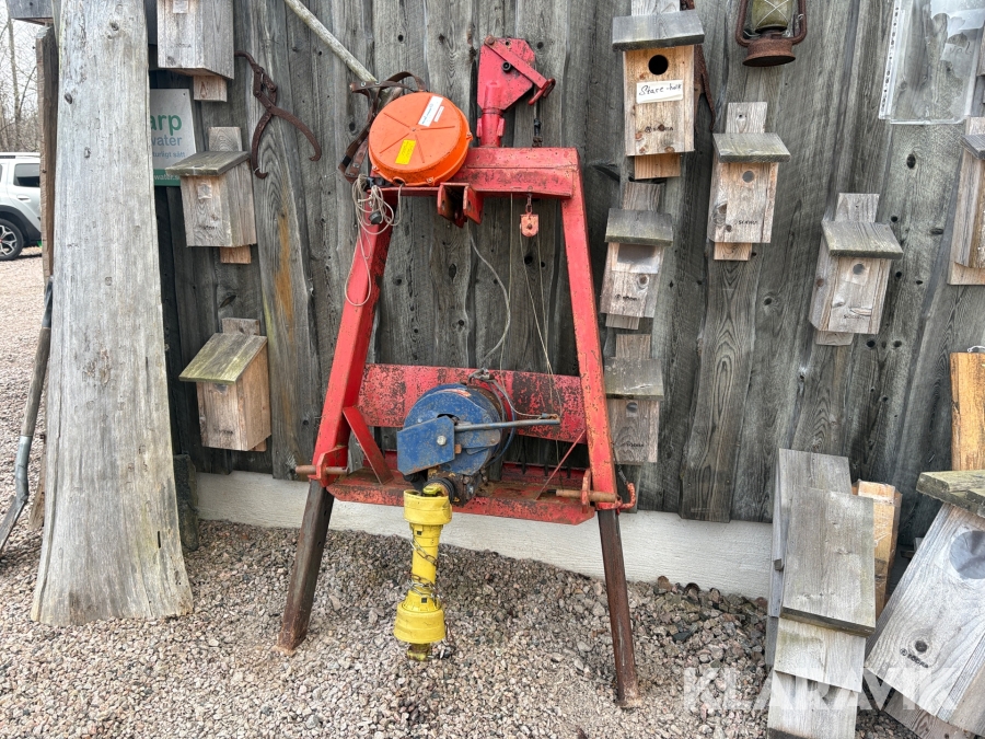 Vajerkran STAR med fjärrstyrd Skogskompis