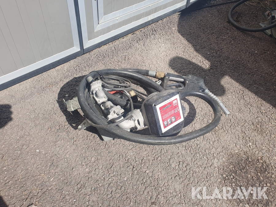 Dieselpump 12 volt Piusi Italy med räkneverk