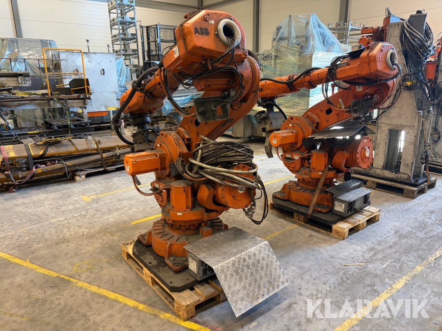 CNC Robot ABB 2 st med styrskåp