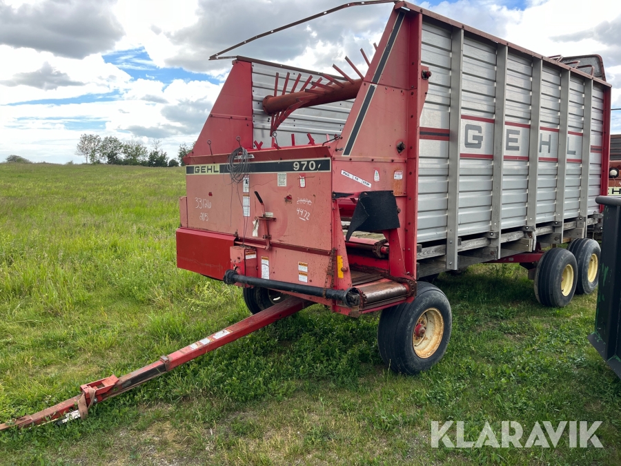 Avlastarvagn Gehl BU 970 G1268 sidoutmatning