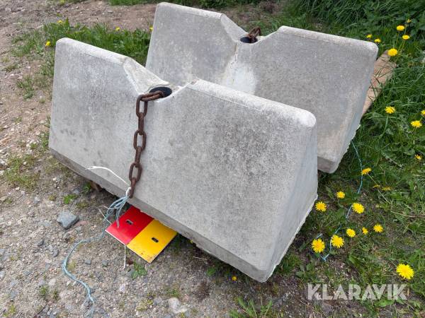 Betongsuggor 2st