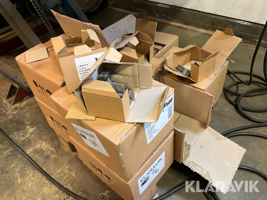 Spikbleck / vågbleck / skarvbleck Paslode 13 mm korrigerad, ca 90 000 st