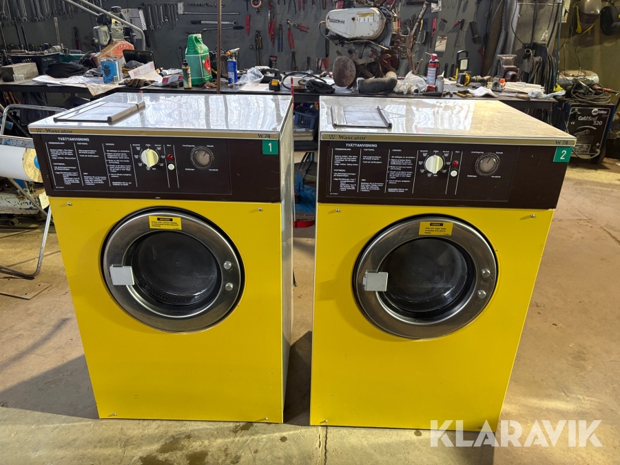 Tvättmaskiner 2 st Wascator W74