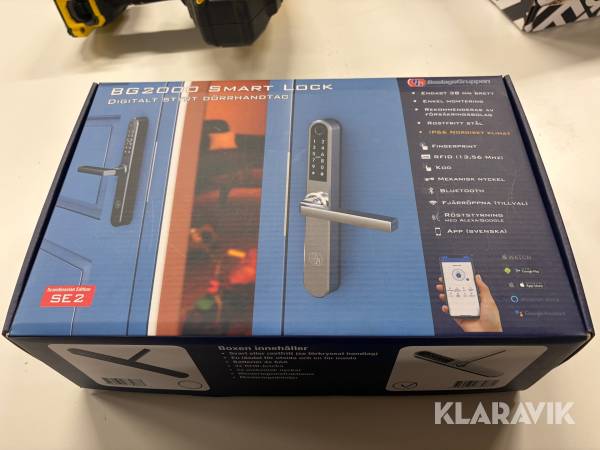 Digital styrt dörrhandtag Smart lock BG2000