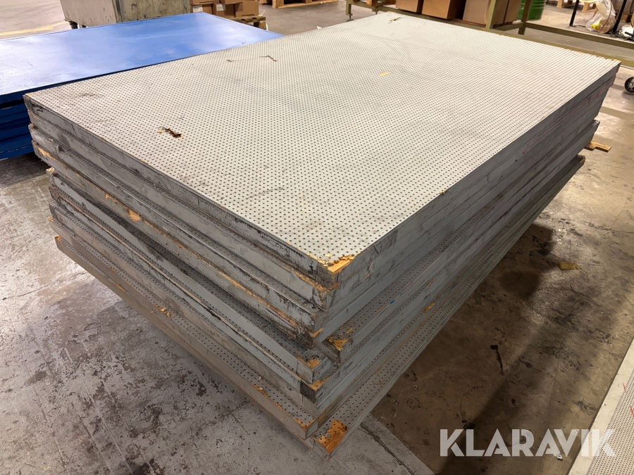 Ljudisolerande vägg trä 10st