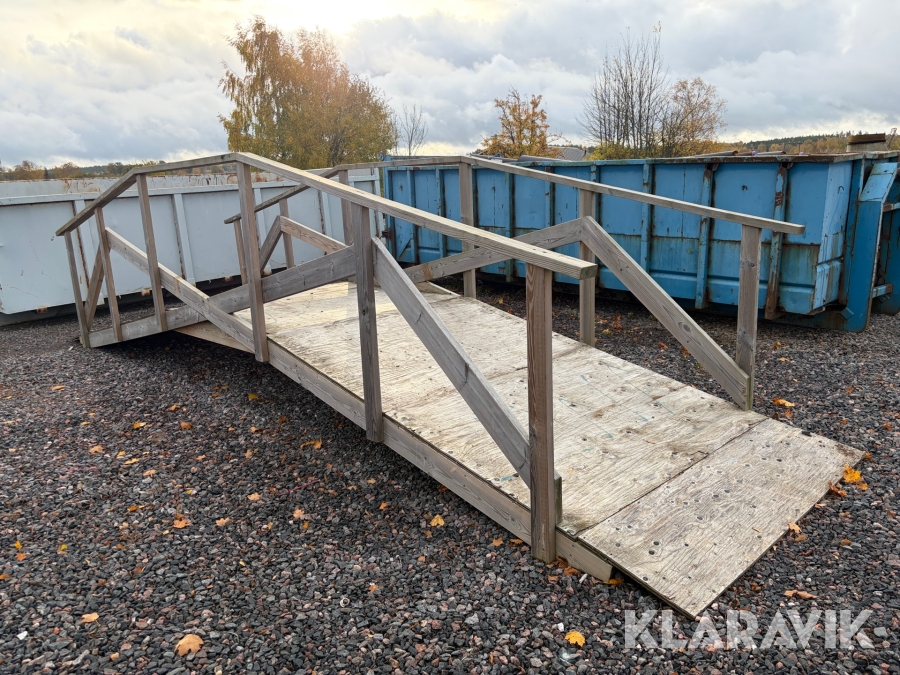 Träbro 7,3 x 1,91 x 1,73 m