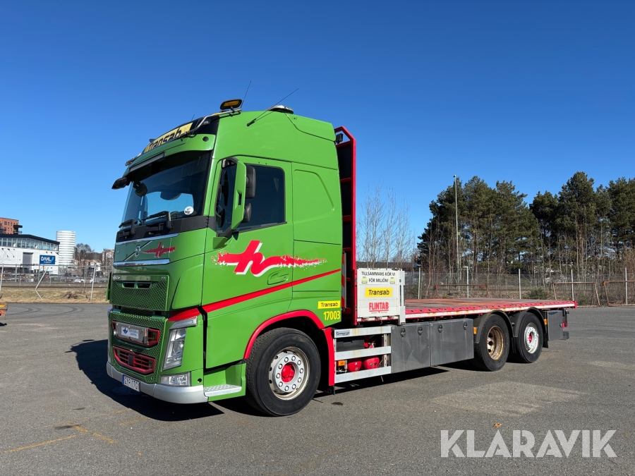 Flakbil Volvo FH 62 TR