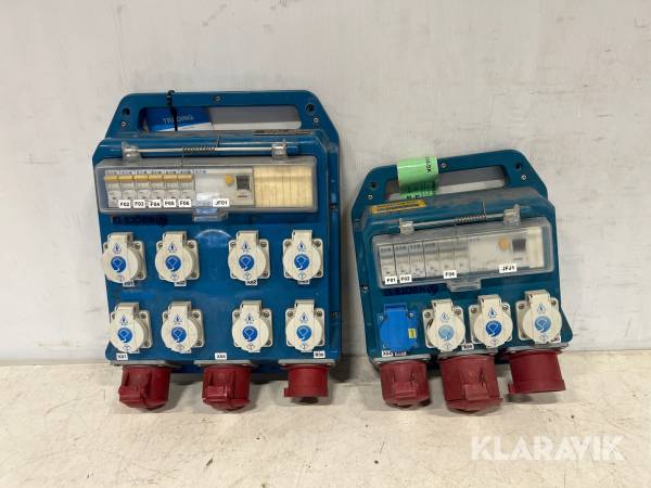 Undercentraler 16a & 32a El-Björn U16 Midi, U32mini