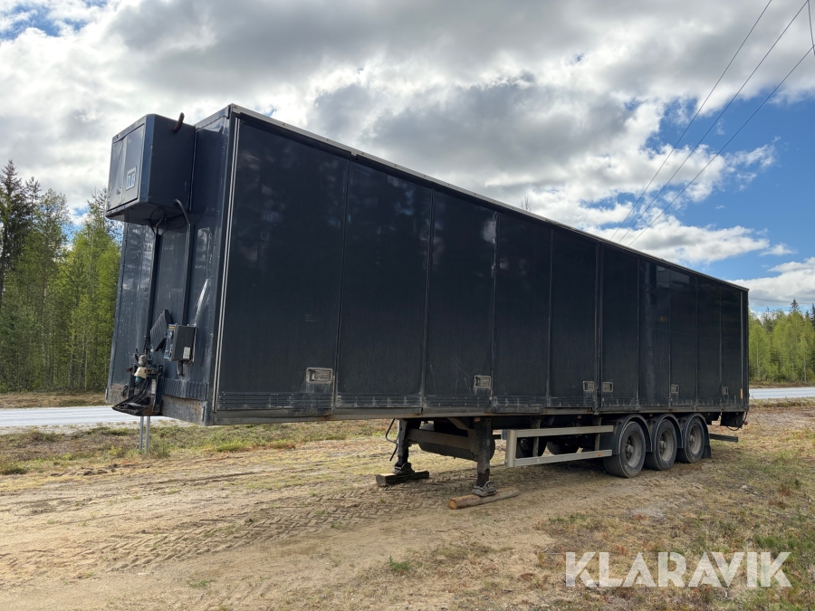 Skåptrailer HRD NTL öppningsbar sida