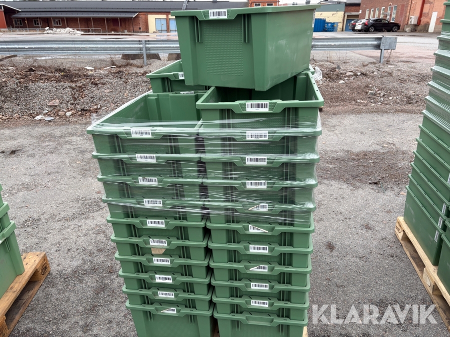 Plastbackar 60x40x27cm 100st