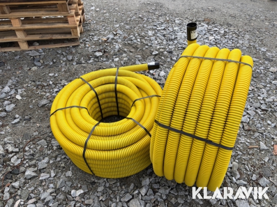 Kabelskyddsslang med dragsnöre 2 st 50 mm x 50 m 