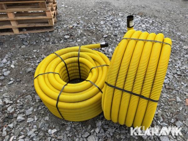 Kabelskyddsslang med dragsnöre 2 st 50 mm x 50 m 