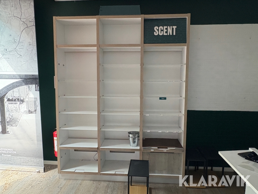 Hyllor/Butiksinredning