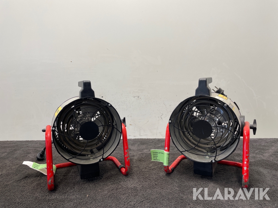 Varmluftsfläktar Garo FT19