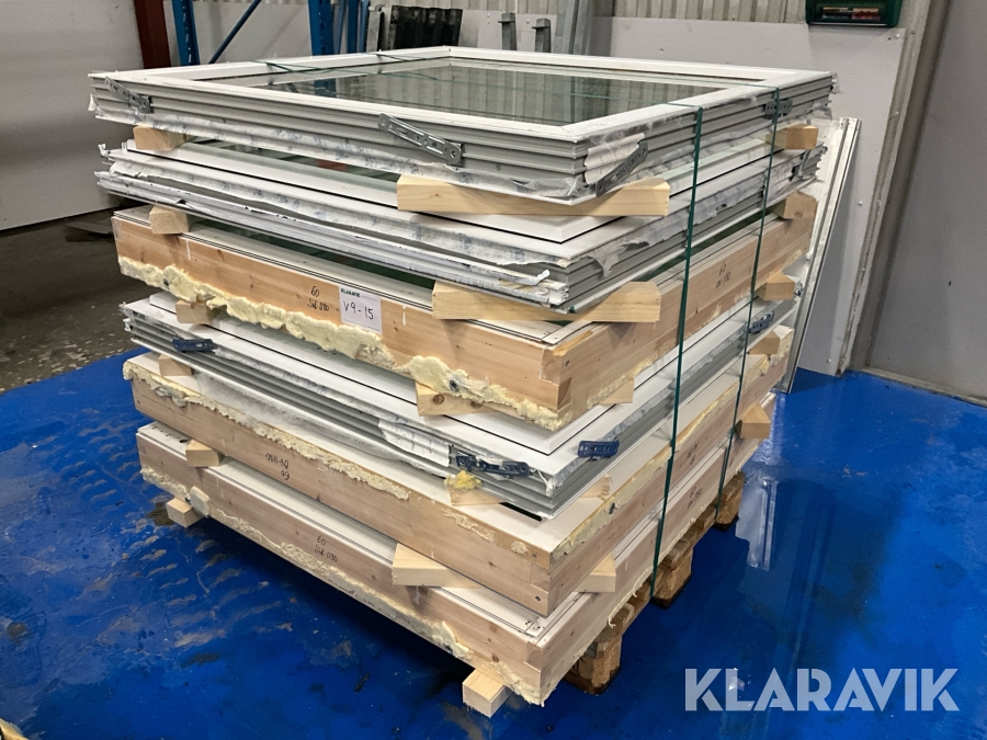 Plastfönster / träfönster 6 st