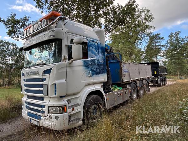 Kranbil Scania R560 med Palfinger PK33002EH kran