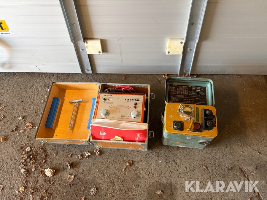 Kondensatortändapparat & lokaliseringsapparat