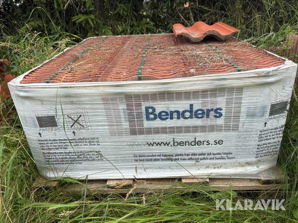 Tegelpannor Benders Palema 2-kupig 300st