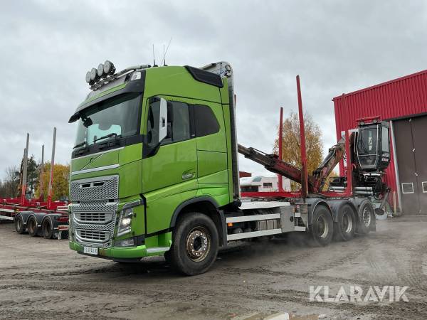 Timmerbil Tridem Volvo FH16 med Jonsered 1020 DT 96 R