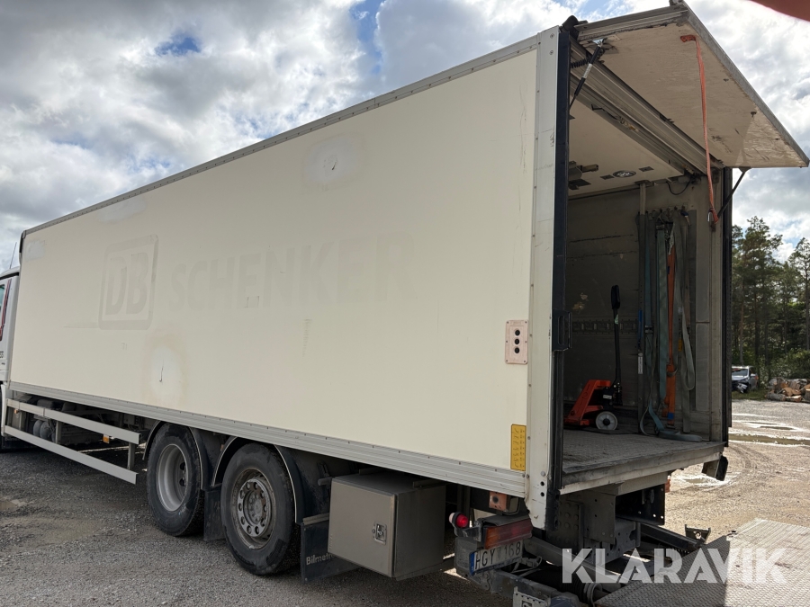 Isolerat skåp till lastbil Sala 8,8x2,5m