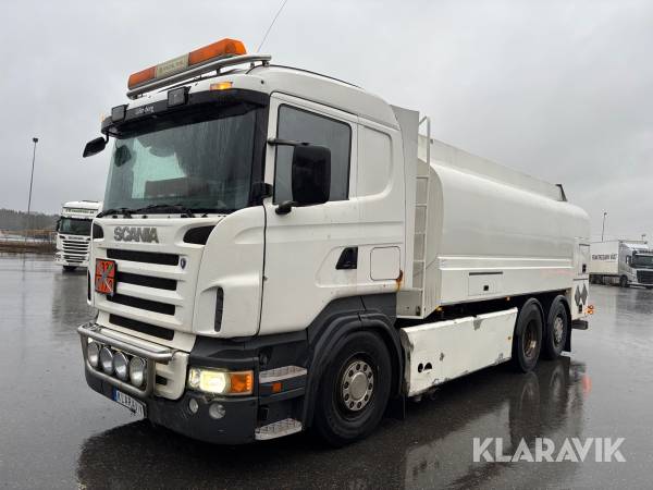 Tankbil Scania R500 6x2 15.6 Manuell 500hk