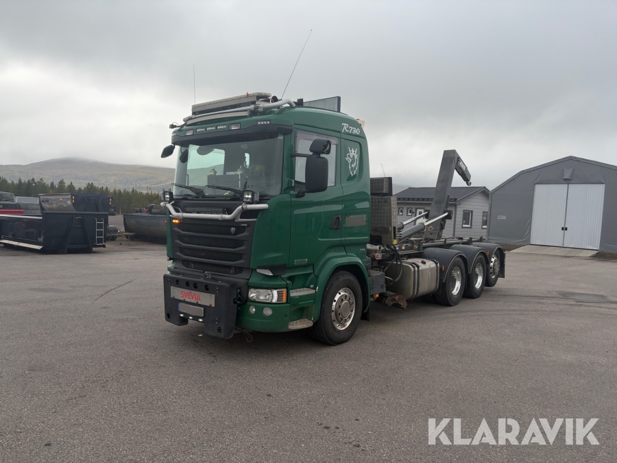 Lastväxlare Scania R730 8x4 med snabblås 