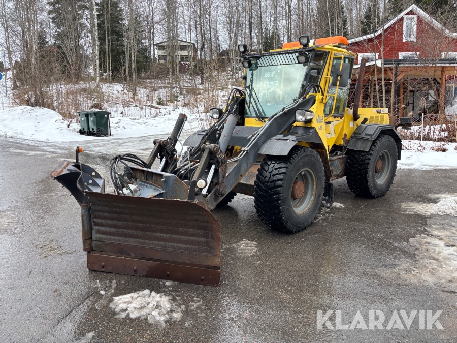 Hjullastare Wille 655 V med vikplog