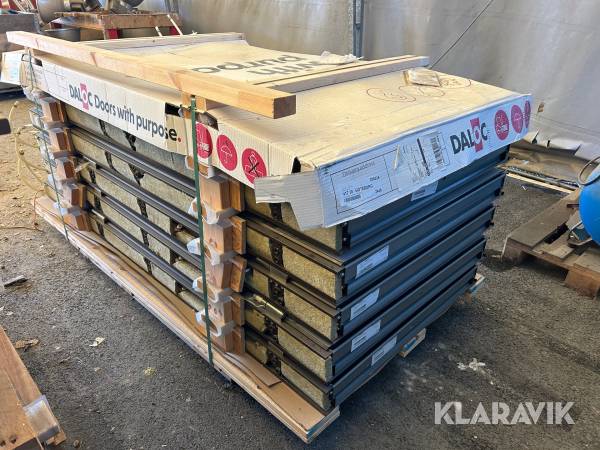 Ståldörrar Daloc 10x22 6 st