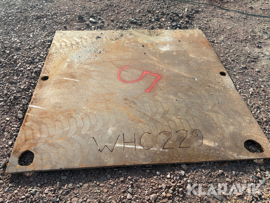 Körplåt 2x2m