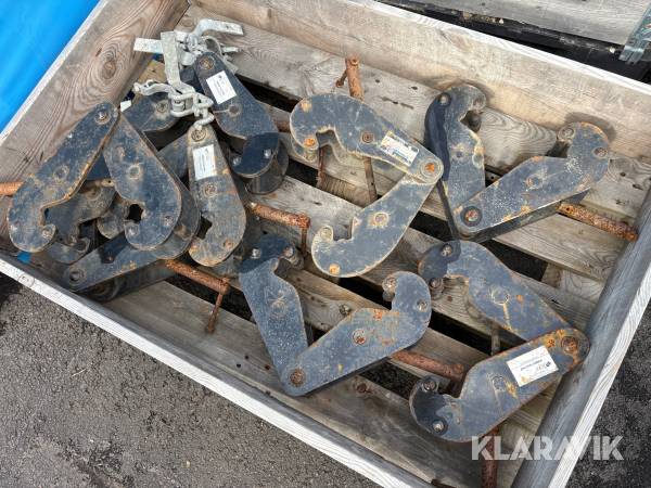 Balkklämma PowerTex 3ton 8st