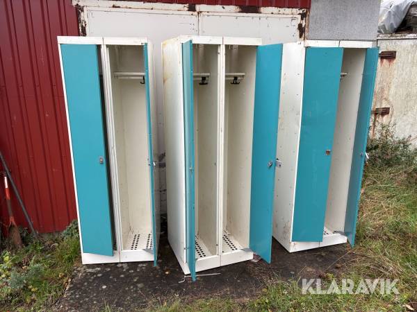 Klädskåp 3st