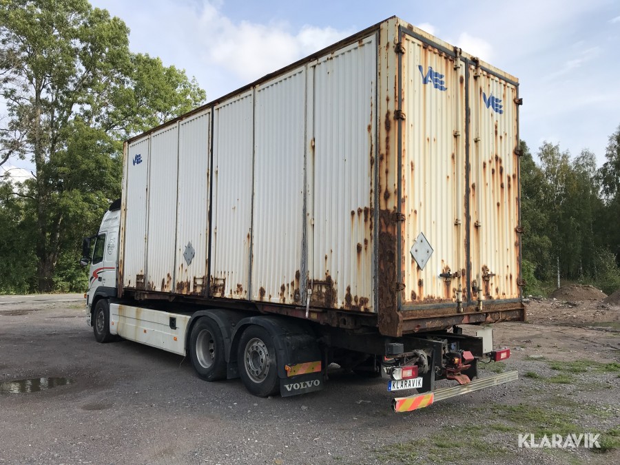 Lastbil Volvo FM 480 med Container
