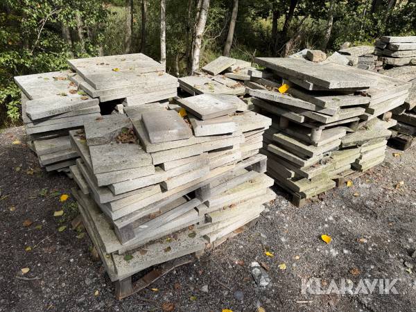 Markplattor 4 pallar