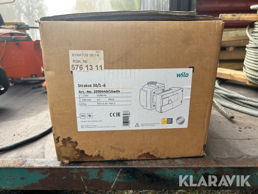 Cirkulationspump Wilo Stratos 30/1-6