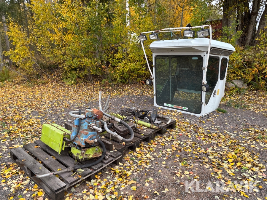 Hytt och reservdelar till Claas Dominator 144