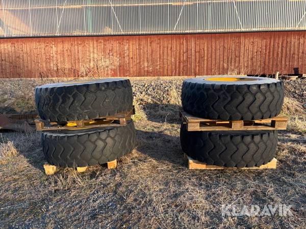 Entreprenaddäck till hjullastare Michelin 17.5 R25 4st