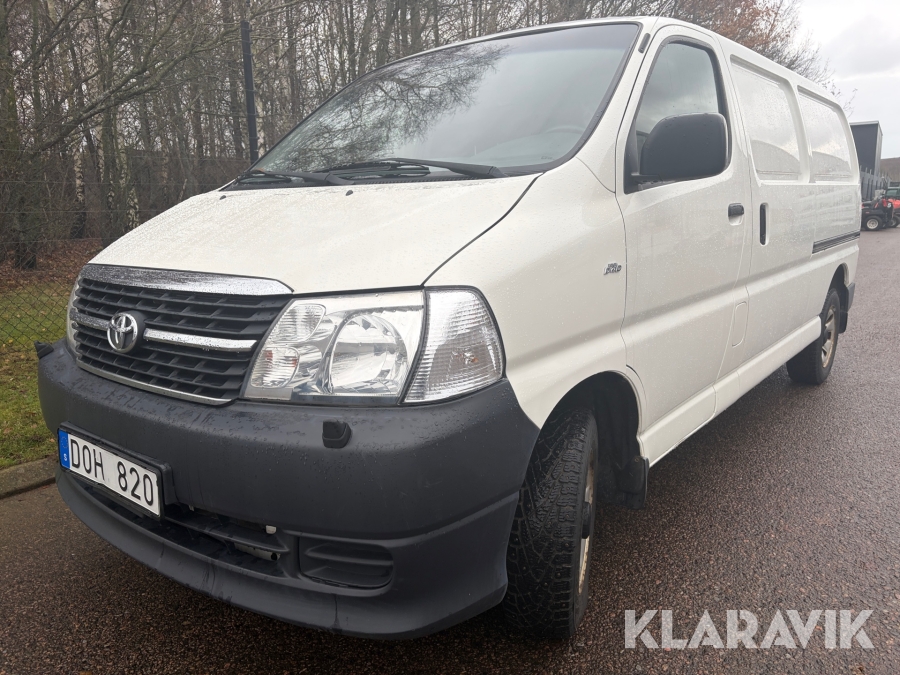 Skåpbil Toyota Hiace