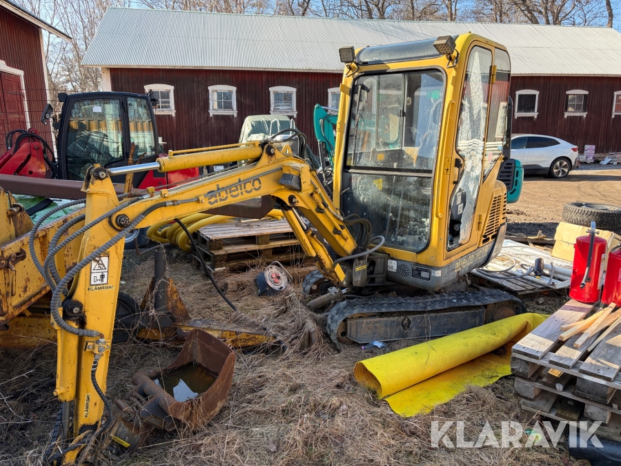 Grävmaskin Abelco YC18 med redskap