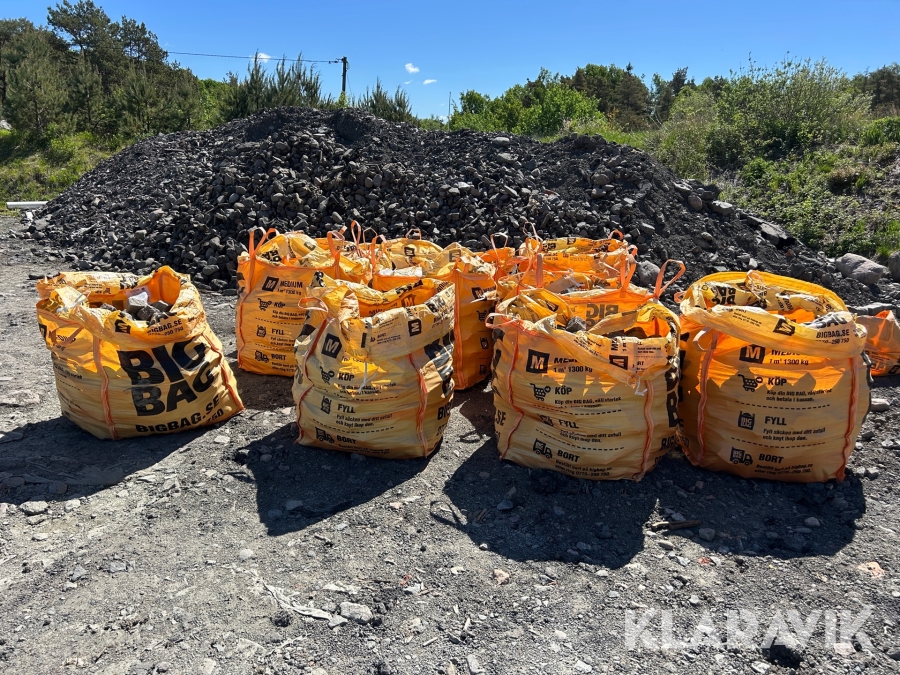 Smågatsten 10 säckar ca 35-40 m2