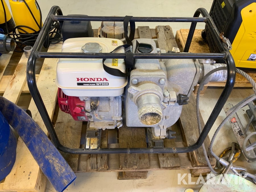 Vattenpump Honda Wt30x, Södertälje, Klaravik auktioner
